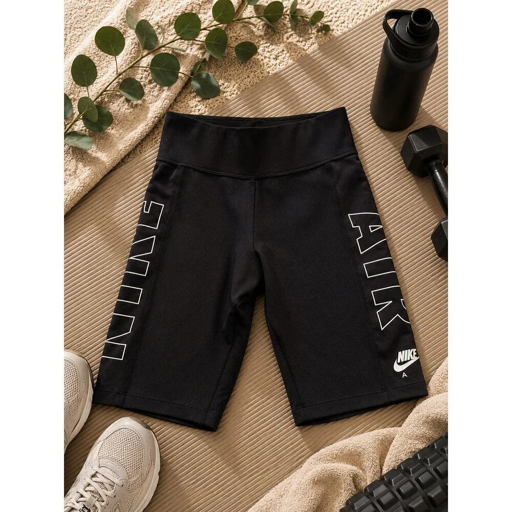 Nike Air Compression Shorts Womens Small Black 9